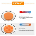 SEAMETAL 6pcs/set Car Polishing Sponge Pads Kit Foam Pad Buffer Kit Polishing Machine Wax Pads 3/4/5 Inch for Removing Scratches.