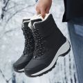 Snow Boots Women Platform Boots Non-slip Women Winter Shoes Fur Warm Ankle Boots for Women Wedges Waterproof Thigh High Boots.