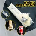 Universal Cartoon Car Seat Belt Cover Auto Seat Belt Safety Cushion Shoulder Pad Seat Protector Warm Protection Flannel Int. 