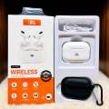 JBL Air R03 Wireless Bluetooth AirPods With Silicon Cover (A Grade)  True Wireless Earbuds JBL. 