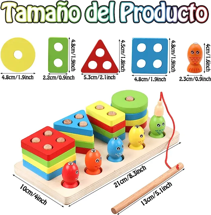 Wooden%20Stacking%20Toys,%20Shape%20Sorting%20Board%20&%20Wooden%20Toddler%20Fishing%20Toys,%20Shape%20Color%20Recognition%20Blocks%20Matching%20Puzzle%20Preschool%20Learning%20Toys%20for%20Kids%20Boys%20&%20Girls%20-%20Image%204