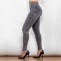 Shascullfites Melody Womens High Waisted Jeans Slim Fit Bum Lift Jean For Girls Push Up Stylish Full Length. 