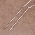12Pcs Leather Sewing Large-Eye Needles, Diamond-Shaped Handmade Leather Needles, DIY Triangular/Cross Needle Hand Sewing Tools. 