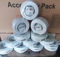 Dialog TV Coaxial RG6 / U Satellite TV Wire Roll - 15 Meters with F- Connectors 2pcs, U-Clips Pack. 