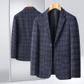 2026 New Business Dinner Gentleman Slim Gentleman Group Dress Fashion Men British Style Dress Best Man Plaid Blazer. 
