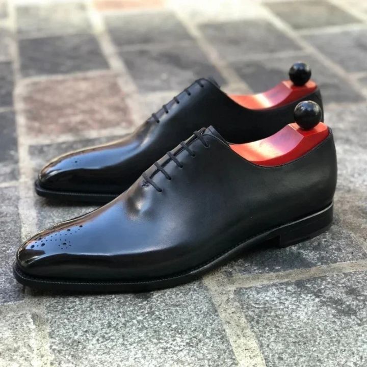 New%20Red%20Sole%20Brogue%20Shoes%20Men%20Black%20Business%20Mens%20Formal%20Shoes%20Lace-up%20Round%20Toe%20Spring/Autumn%20-%20Image%202