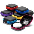 1-4pcs Portable Shockproof Headphone Case Earphone Bag Headset Storage Bag Hard Shell Earphone Accessories memory Card USB Cable.