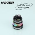 HOGER MTB aluminum alloy super light disassembly/locking seat tube clamp bicycle accessories 28.6 mm.3l.8mm 34.9mm. 