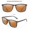 Men Women Fashion Cycling Sun Glasses Travel Driving Fishing Male Eyewear UV400 Luxury Square Vintage Polarized Sunglasses.