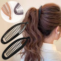 Matte Fish Shaped Hairpin Ponytail Banana Hair Clip Headband For Women Hair Accessories HairgripsTwist Clamp Barrettes Headwear.