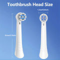 Toothbrush Replacement Heads Compatible with Oral B IO 10 9 8 7 6 5 4 3 Series Electric Toothbrush, 4 Pack Brush Heads.