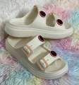 New Soft EVA Rubber Lightweight & Comfortable Buckle Sandals with Cute Charms for Girls & Womens Slippers.