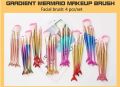 Cute Mermaid Soft Makeup Brushes Set High Quality Imported. 