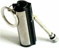 Outdoor Windproof Match Striker Lighter with Keychain. 