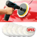 Car Wool Polishing Disc Car Waxing Polishing Buffing Tools 75mm/125mm/150mm Car Paint Care Polisher Pads Auto Beauty Accessories.