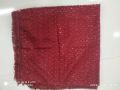 Best Quality Net Sequence Working Maroon Color Orna For Woman's 1 Pics..