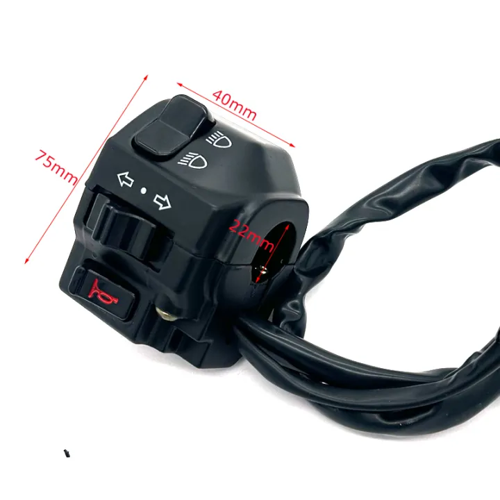 Universal%20Aluminum%207/8"%2022mm%20Motorcycle%20Switches%20Handlebar%20Motorbike%20Horn%20Turn%20Signal%20Headlight%20Control%20Buttons%20-%20Image%206