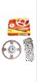 Motorcycle chain kit/ sprocket kit complete  for Cd100/ Pridor 100cc ( ish malyasia quality ). 
