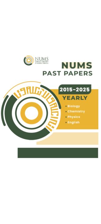 NUMS MDCAT Past Papers 2025 Edition