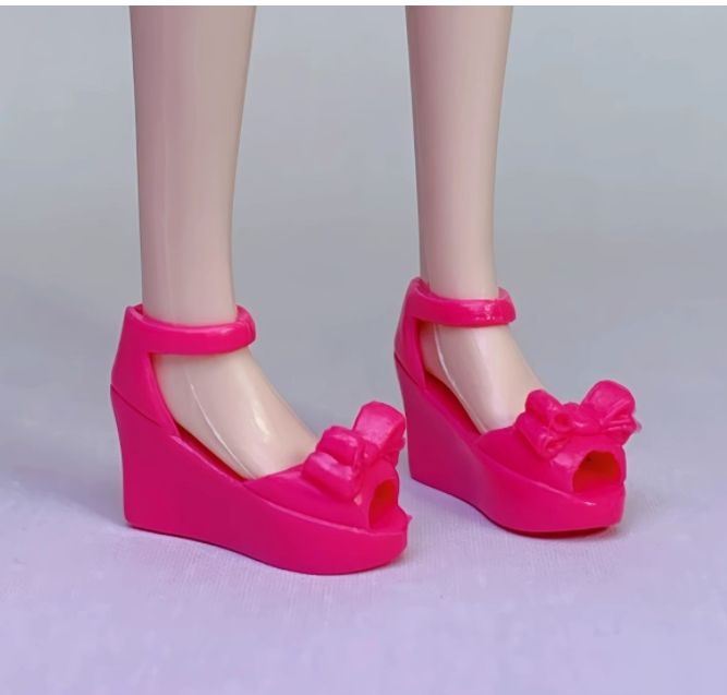 1/6%20Doll%20Shoes%20Flatform%20Bow%20Shoes%2030cm%20Doll%20Decors%20Girl%20Collection%20Toys%20DIY%20Playing%20Doll%20Accessories%20Shoes%20-%20Image%204