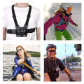 Chest Harness Mount Adjustable Chest Strap Belt with J Hook for  Hero 13 12 11 10 9 8 7 AKASO SJCAM  OSMO Action Camera. 