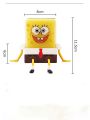 SpongeBob SquarePants Dish Washing Brush Sponge Kitchen Supplies Drain Rack Cleaning Dishes Brushes Reusable Scrub Scouring Pad. 