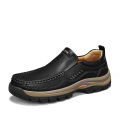 Brand Men Shoes High Quality Genuine Leather Men's Casual Shoes Slip On Comfort Business Man Flats Shoes Outdoor Men Work Shoes. 