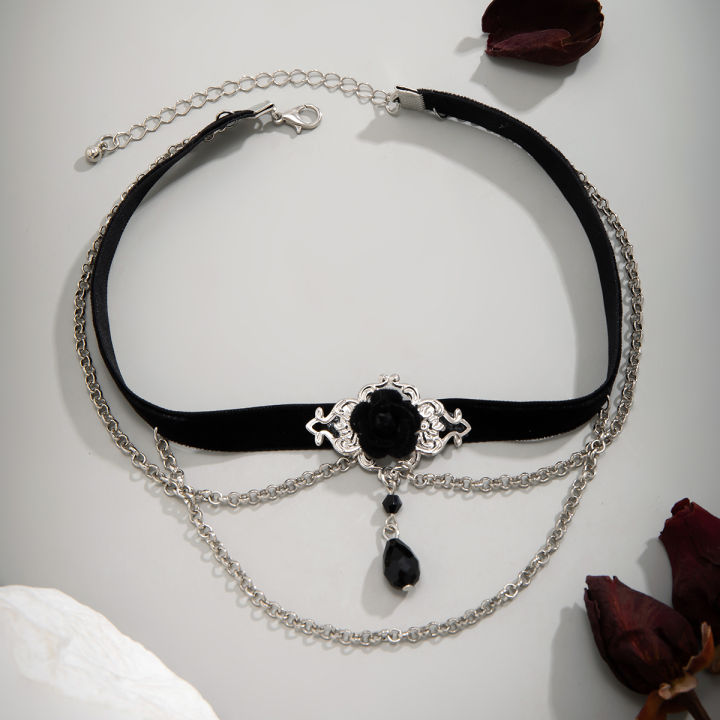 PuRui%20Punk%20Black%20Cotton%20Rope%20Choker%20for%20Women%20Link%20Chain%20Tassel%20Crystal%20Beads%20Charm%20Necklace%20Gothic%20Jewelry%202024%20New%20Party%20Girls%20-%20Image%206