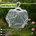 AIO 1Pcs Clear Adult TPU Waterproof Incontinence Diaper Elastic Reusable Diaper Pants for Elderly Disabled Dropshipping.