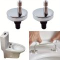 2Pcs Toilet Seat Fittings Quick Release Toilet Seat Fixings Hinge Fixing Top Fix Nuts Screws Toilet Seat Screws Replacement.