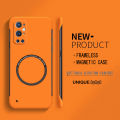 Ultra Thin Hard PC Magnetic Frameless Phone Case For Oneplus 9R 8 9 Pro 8T Protective Matte Color Solid Cover.