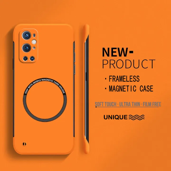 Ultra%20Thin%20Hard%20PC%20Magnetic%20Frameless%20Phone%20Case%20For%20Oneplus%209R%208%209%20Pro%208T%20Protective%20Matte%20Color%20Solid%20Cover%20-%20Image%203