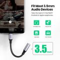 UGREEN USB C to 3.5mm Headphone Adapter, Type C Dongle Audio Jack Converter with DAC Chip Compatible for Galaxy Note20 Ultra/Note20/S20/Note10/S10, Pixel 4 3 2 XL, iPad Pro, OnePlus and More. 