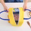 Kids Portable Insulated Thermal Picnic Food Cute Yellow Duck Lunch Bag Box Tote Food Fresh Cooler Bags Pouch for Children Bag. 