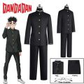 Ken Takakura Cosplay Costume Wig Anime Dandadan Okarun School Uniform Black Jacket Pants Gakuran Glasses Halloween Party Men. 
