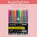 12/24 PCs Metallic Glitter Color Gel Pens. 