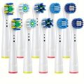 10Pcs Replacement Toothbrush Heads Compatible with Oral-B Braun Professional Electric Toothbrush Heads Brush Heads. 