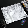 Anime Aesthetics Black White Mouse Pad E-Sports Anti-slip  Mousepad Gaming Desk Mat Laptop Small Deskpad PC Table Decort. 