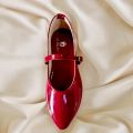 Women's Flat Close Shoes Close Toe Casual Slip-On Loafers Soft Leather Comfortable Walking Footwear. 
