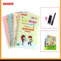 Onshhm Magic Book For Kids ( 4 Book + 10 Refill + 1 Pen + 1 Grip .... 