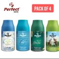 Perfect Auto Air Freshener Dispensar Refill - Pack of 4. 