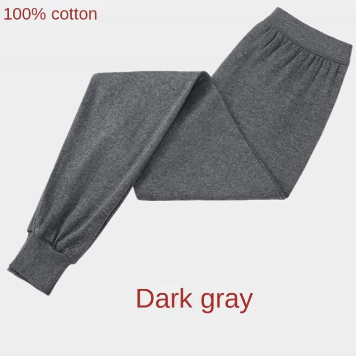 100%25%20Cotton%20Thermal%20Underwear%20Bottoms%20Autumn%20Men's%20Pure%20Cotton%20Warm%20Pants%20High%20Waist%20Warm%20Loose%20Pants%20Knitted%20Pants%20-%20Image%203