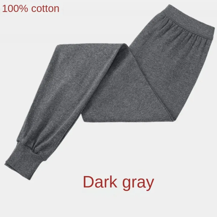 100%25%20Cotton%20Thermal%20Underwear%20Bottoms%20Autumn%20Men's%20Pure%20Cotton%20Warm%20Pants%20High%20Waist%20Warm%20Loose%20Pants%20Knitted%20Pants%20-%20Image%203