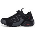 HIKEUP Men's Hiking Shoes Suede Leather Outdoor Shoes Wear-resistant Men Trekking Walking Hunting  Sneakers. 