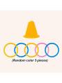 1 PC Random Ice Cream Cone Shaped Pet Rabbit Ferrule Toy To Relieve Boredom Interactive Training Chewable Toy for Small Animals. 