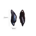 20Pcs/Lot 9x20mm Glazed Crystal Glass Loose Beads Petals Leaf Shape Pendants For DIY Making Jewelry Earing Necklace Accessories.