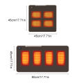4 Heated Areas Camping Chair Heated Mat Outdoor Travel USB Electric Blanket 3 Adjustable Temperature Heater Warmer Cushion. 