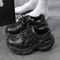 Fashion Breathable Chunky Sneakers Women 2025 Spring Summer New EVA Non Slip Wading Shoes Woman Thick Sole Platform Sports Shoes. 