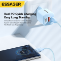 Essager 20W GaN USB Type C Charger PD Fast Charge Phone QC 3.0 Quick Chargers For iPhone 14 13 12 11 Pro Max Mini iPad Charging. 