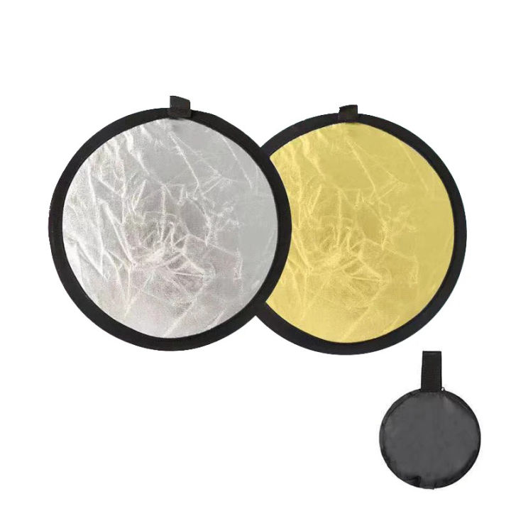 Foldable 30cm Reflective Board - Anti-Deform Compact Photo Disc, Studio-Grade Photograph Reflector